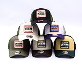 Kappe New Era - Buffalo Patch 9FORTY Trucker - Black / New Olive
