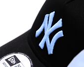 Kappe New Era - MLB Essential 9FORTY A-Frame - NY Yankees - Black / Pastel Blue