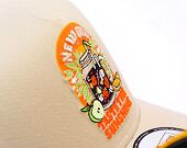 Kappe New Era - Summer Patch 9FORTY Trucker - Stone / Orange