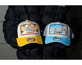 Kappe New Era - License Plate 9FORTY Trucker - Stone / Grilled Yellow