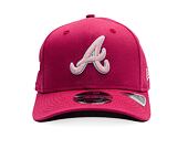 Kappe New Era - MLB World Series 9FIFTY Original Fit - Atlanta Braves - Burgundy / Pink