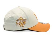 Kappe New Era - MLB World Series Patch 9FORTY - San Diego Padres - Cream / Ochre