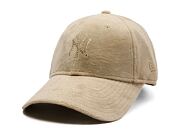 Damen Kappe New Era - MLB Diamante Velour 9FORTY - NY Yankees - Stone