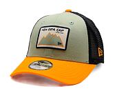 Kinder Cap New Era - Outdoor 9FORTY TRUCKER - Mintgrün / Papaya Orange