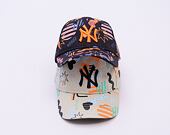 Kinderkappe New Era - MLB Kids Print 9FORTY - NY Yankees - Navy / Papaya Orange