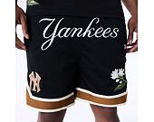 Shorts New Era - MLB Floral Mesh - NY Yankees - Black