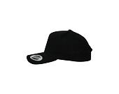 Kappe Yupoong 5-Panel Curved Classic Snapback black