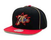 Kappe Mitchell & Ness - Philadelphia 76Ers - Pipe Snapback Hwc - Black