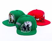 Kappe Mitchell & Ness - Dallas Mavericks - Big Time Snapback Hwc - Green