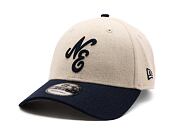 Kappe New Era - Branded Linen 9FORTY - Stone / Navy