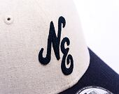 Kappe New Era - Branded Linen 9FORTY - Stone / Navy