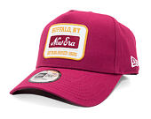 Kappe New Era - Branded Washed Patch 9FORTY A-Frame - Cherry