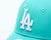 Damen Kappe New Era - MLB League Essential 9FORTY - LA Dodgers - Teal / White