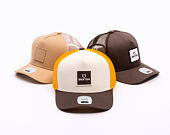 Kappe Brixton - Alpha Block X C Mp Mesh Cap - Golden Glow/Off White/Deep Brown