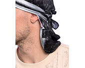 Tuch Karl Kani - Kani Monogram Aop Durag - Black / Grey