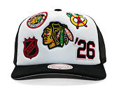 Kappe Mitchell & Ness - Gridlock Trucker - Chicago Blackhawks - White