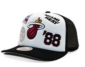 Kappe Mitchell & Ness - Gridlock Trucker - Miami Heat - White