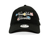 Damen Kappe New Era - MLB Floral Script 9TWENTY - NY Yankees - Black