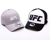 Kappe New Era - UFC MMA Core Logo 9FORTY Trucker - White / Black