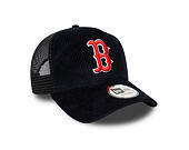 Kappe New Era - MLB Seasonal Cord 9FORTY Trucker - Boston Red Sox - Navy