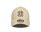 Kappe New Era - MLB Team Outline 9FORTY - NY Yankees - Cream / Burgundy