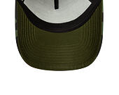 Kappe New Era - Western Oval Patch Foam 9FORTY Trucker - Stone / Woodland Camo