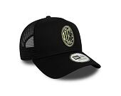 Kappe New Era - Seasonal 9FORTY Trucker - AC Milan - Black