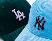 Damen Kappe New Era - MLB Cord 9FORTY - NY Yankees - Blue / Burgundy