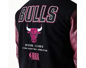 Jacke New Era - NBA Patch Varsity Jacket - Chicago Bulls - Black