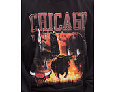 Pullover New Era - NBA Washed Graphic Crewneck - Chicago Bulls - Black