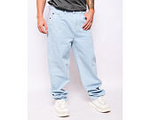 Hose Karl Kani Small Signature Baggy Five Pocket Denim bleached blue