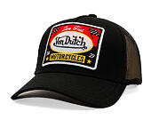 Kappe Von Dutch - Trucker - Live Fast - Schwarz/Schwarz