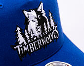 Kappe Mitchell & Ness - Coldwal Classic Red  - Minnesota Timberwolves - Royal Blue