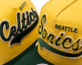 Kappe Mitchell & Ness - Harvest Gold Pro Crown - Seattle Supersonics - Gold/Green