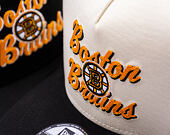 Basecap New Era - NHL Chainstitch 9FIFTY A-Frame - Boston Bruins - Chrome White