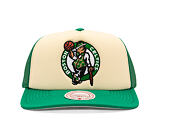 Kappe Mitchell & Ness - NBA Vintage Block Trucker - Boston Celtics - Cream