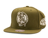 Kappe Mitchell & Ness - NBA Fashion Basic Snapback - Boston Celtics - Olive