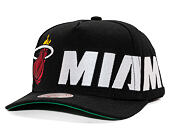 Kappe Mitchell & Ness - NBA Busted Pro - Miami Heat - Black