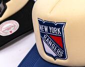 Kappe Mitchell & Ness - NHL Vintage Block Trucker - New York Rangers - Cream