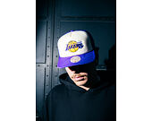 Kappe Mitchell & Ness - NBA Vintage Block Trucker - LA Lakers - Cream