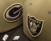 Kappe New Era - NFL25 "Salute to Service" - 9SEVENTY Stretch-Snap - Las Vegas Raiders 