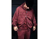 Pullover New Era - Branded Washed Full-Zip Hoody - Burgundy