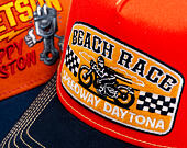 Kappe Stetson - Trucker Cap Beach Race by FWS - Blue/Orange
