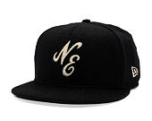 Kappe New Era - 59FIFTY Day - Woll- & Kaschmir-Schriftzug - Schwarz