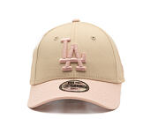 Kinder Kappe New Era - MLB Essential 9FORTY - LA Dodgers - Cream