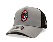 Kappe New Era -  Patch 9FORTY Trucker - Ac Milan - Grey