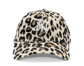 Damen Kappe New Era - MLB Leopard Midi 9FORTY - NY Yankees - Camel