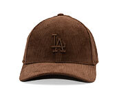 Kappe New Era - MLB Cord 9FORTY M-CROWN - LA Dodgers - Chestnut Brown