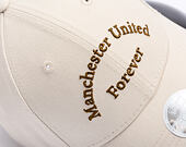 Damen Kappe New Era -  Wordmark 9FORTY - Manchester United FC - Chestnut Brown