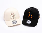 Kappe New Era - MLB Outline 9FORTY Trucker - NY Yankees - Cream
